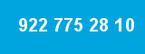 922 775 28 10 922 775 28 10